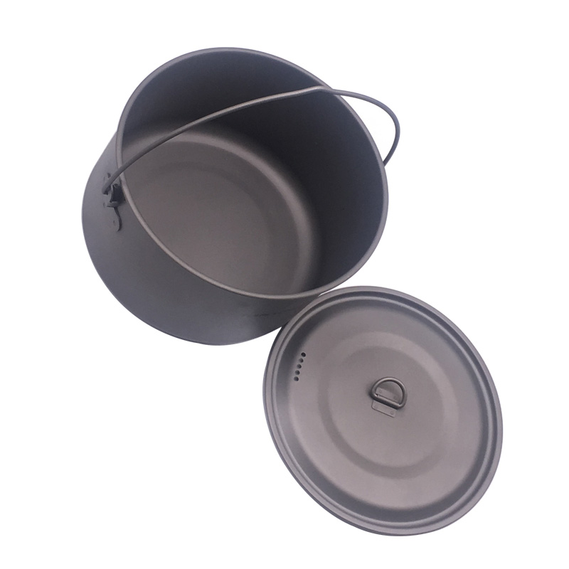 Camping Cooking Pot Set - FLAME'S CREED 1100ml 1950ml Ultralight Outdoor