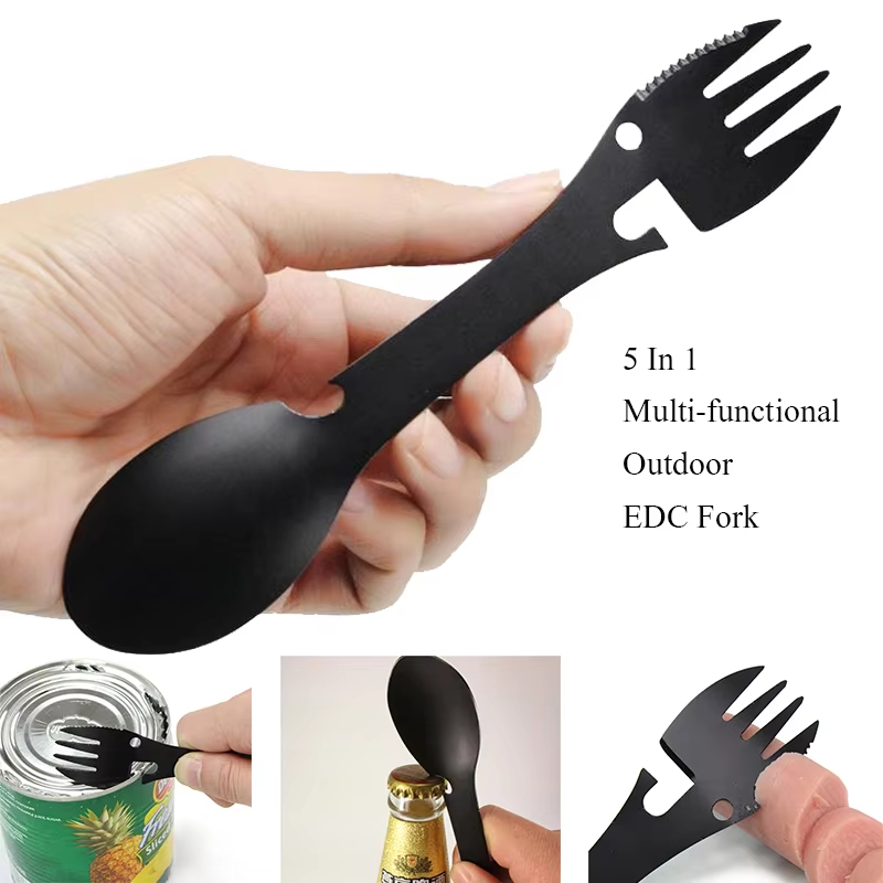 Camping Cooking Knife - Outdoor Survival Tools 5 in 1