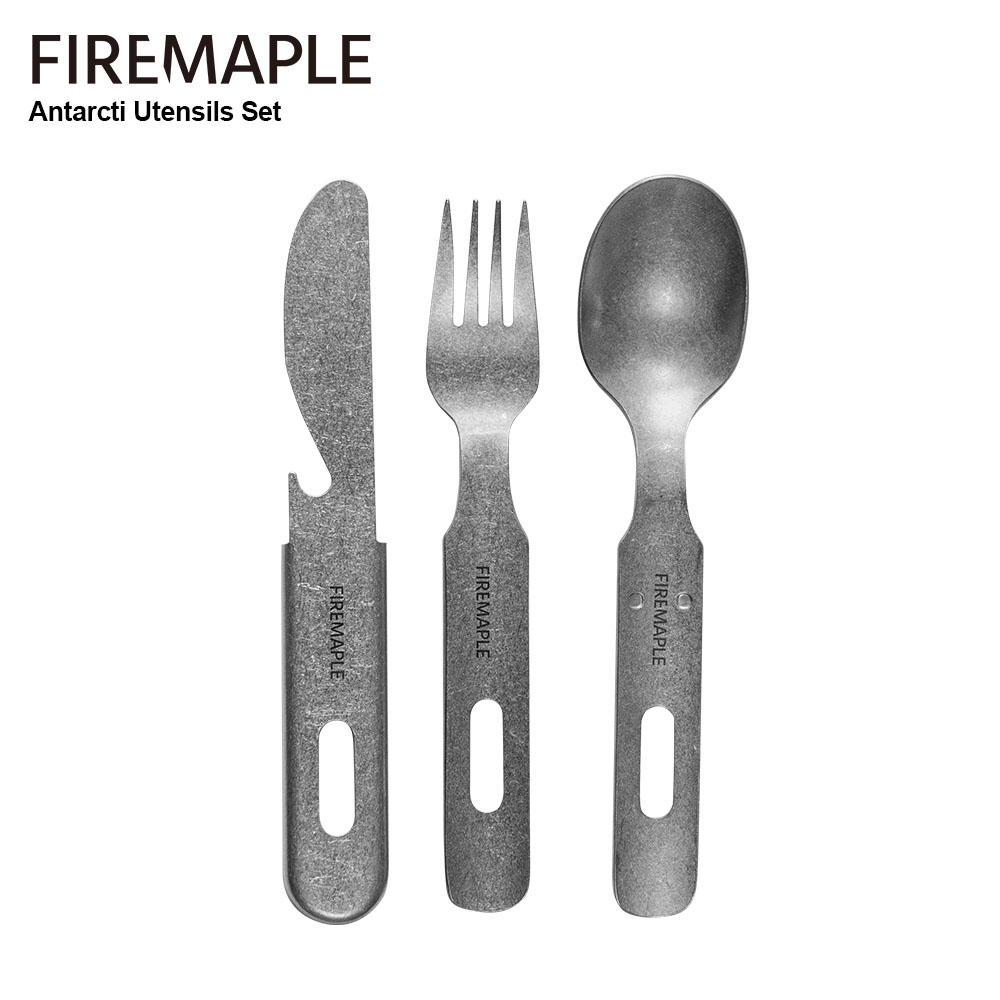 Camping Cooking All In One - Fire-Maple Antarcti 3in1 Utensils Set Fork