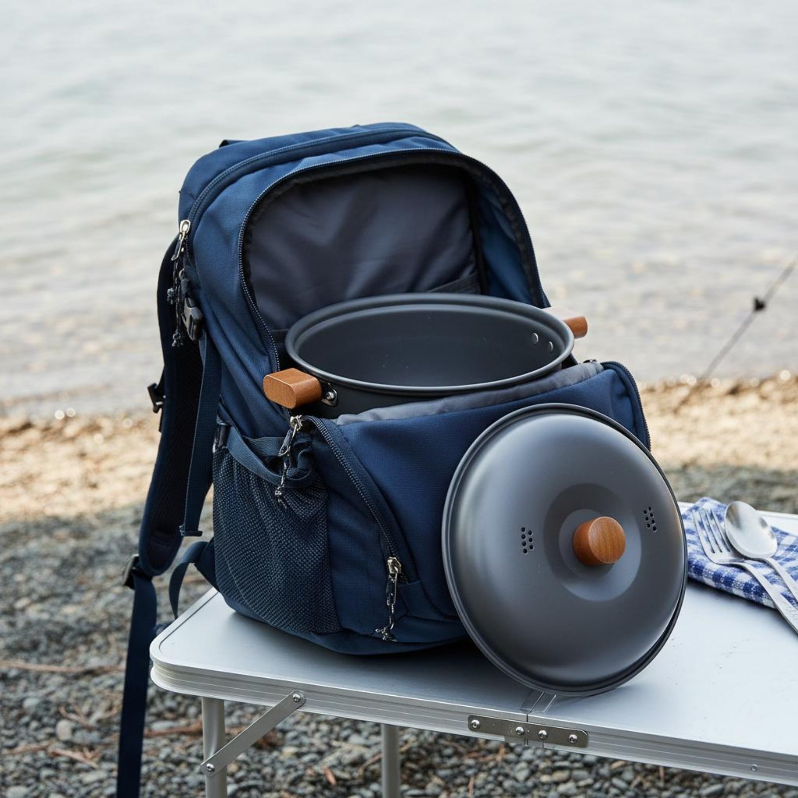 Camping Cooking Pot Large - Outdoor Cooking Pot Large Capacity Camping