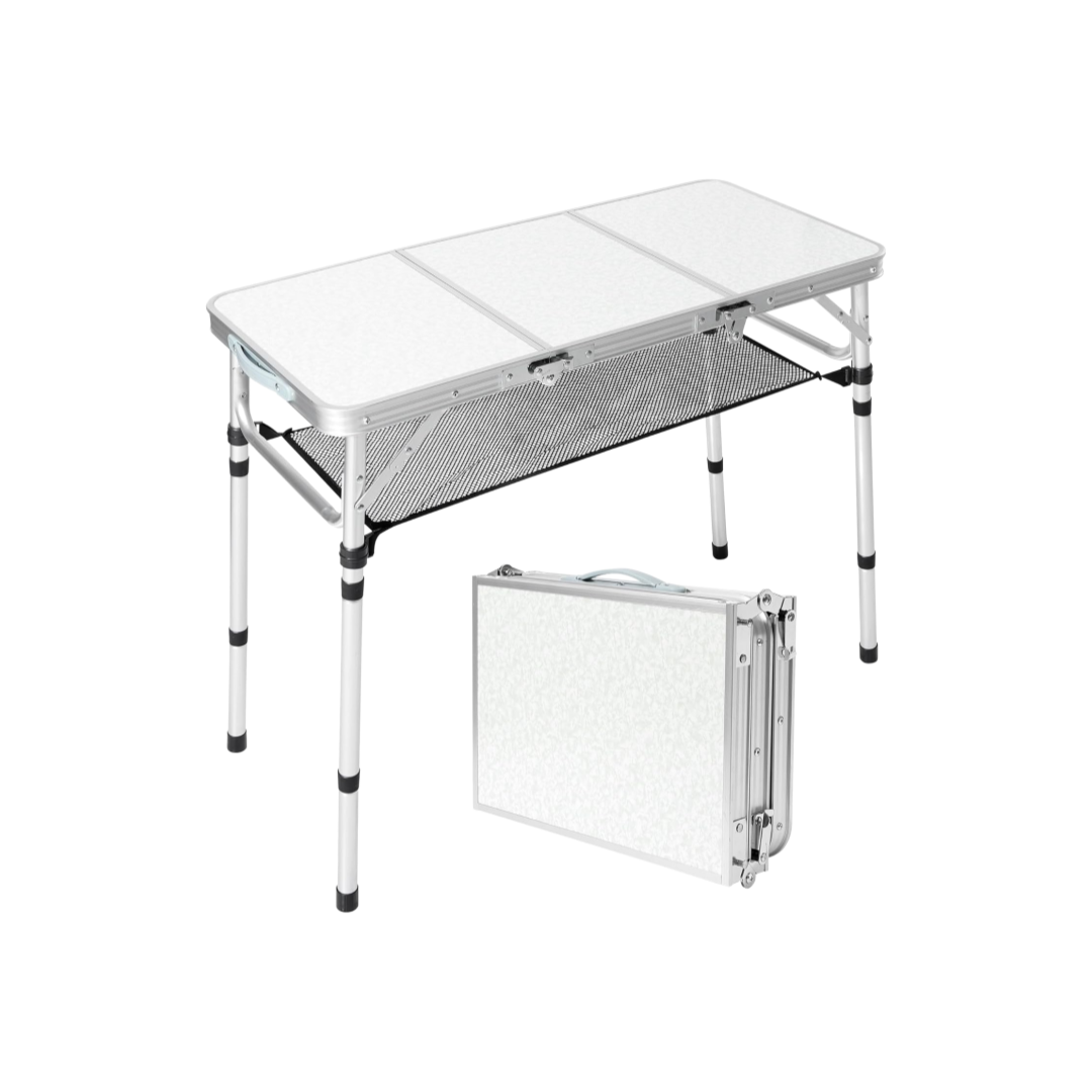 Camping Cooking Table With Storage - Folding Camping Table With Storage Net