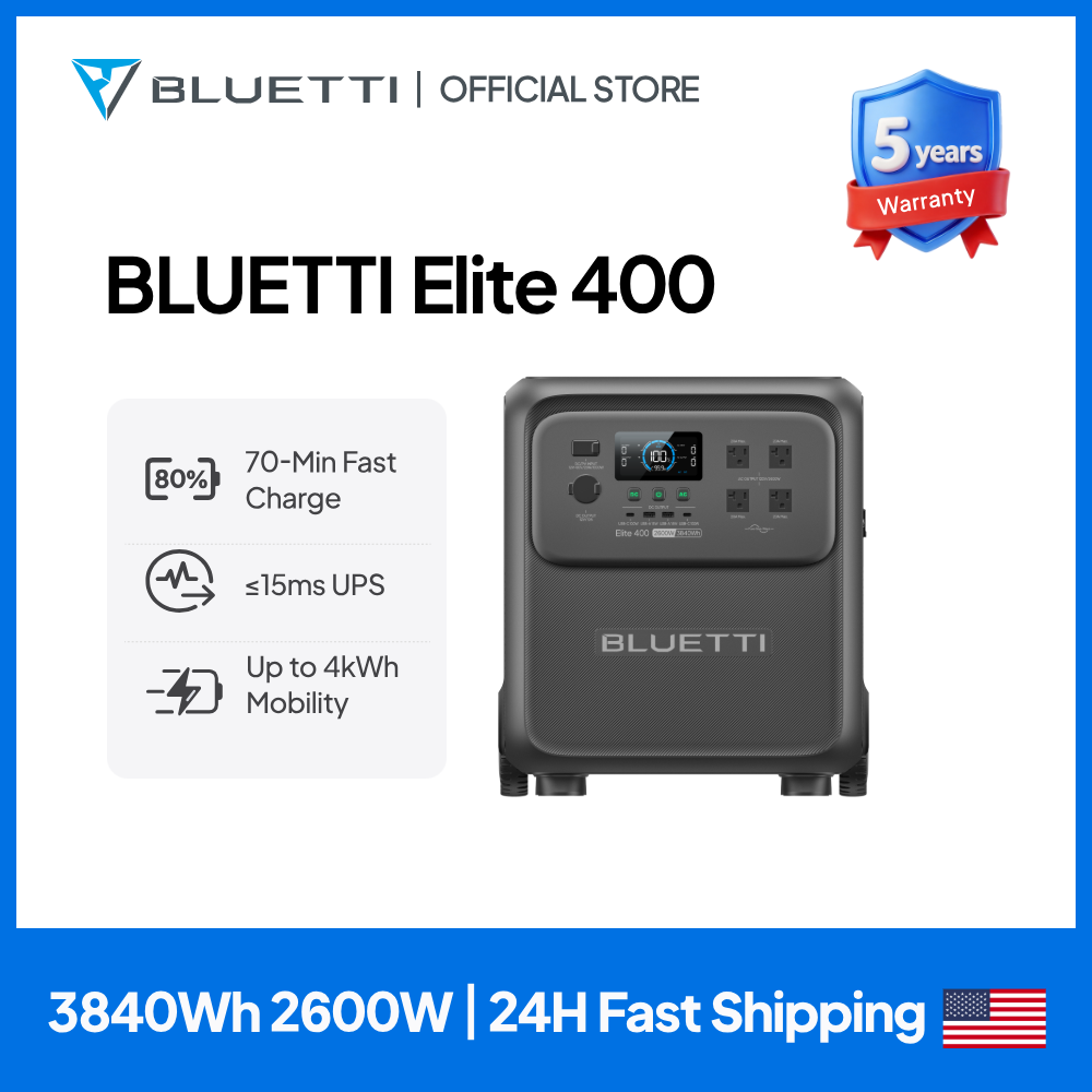 Camping Cooking Pot Large - BLUETTI Elite 400 2600W 3840Wh Ultra