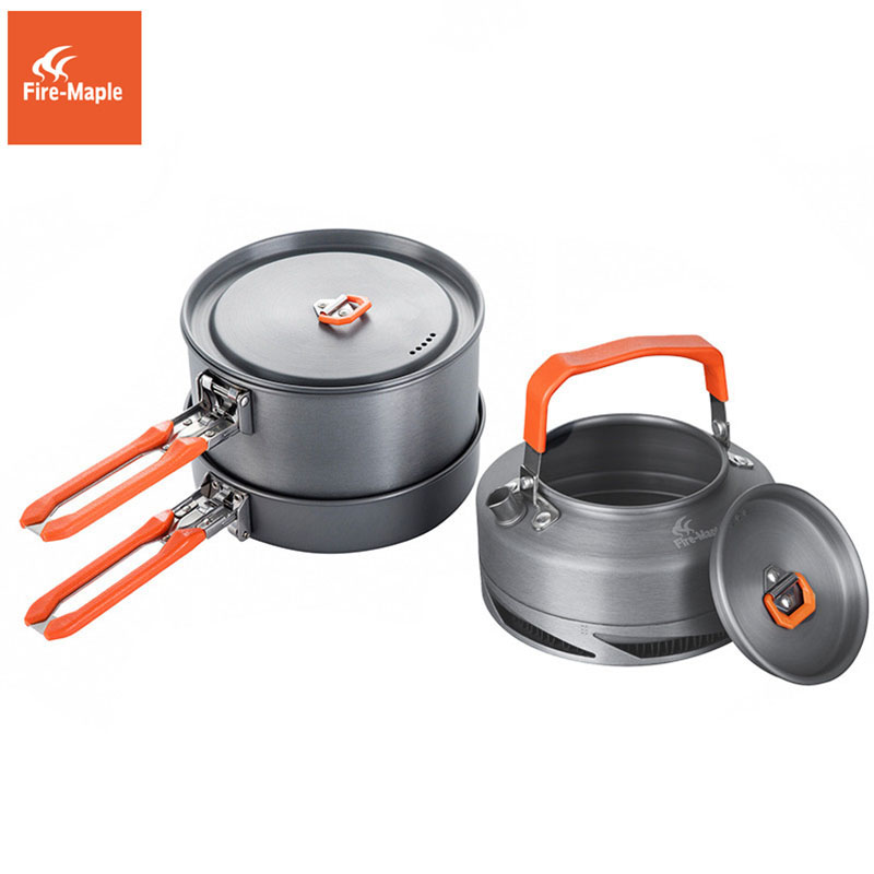 Camping Cooking Pots And Pans - Fire Maple Camping Cookware Utensils Dishes