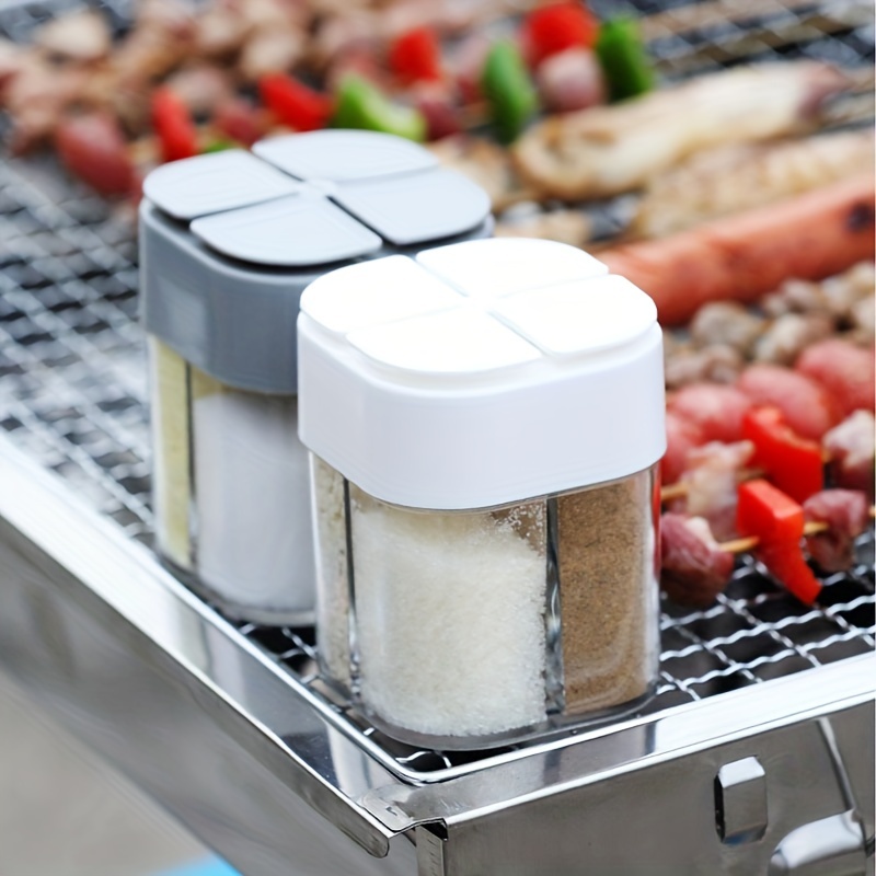 Camping Cooking Container - 4in1 Camping Seasoning Shaker Multi-Purpose Spice