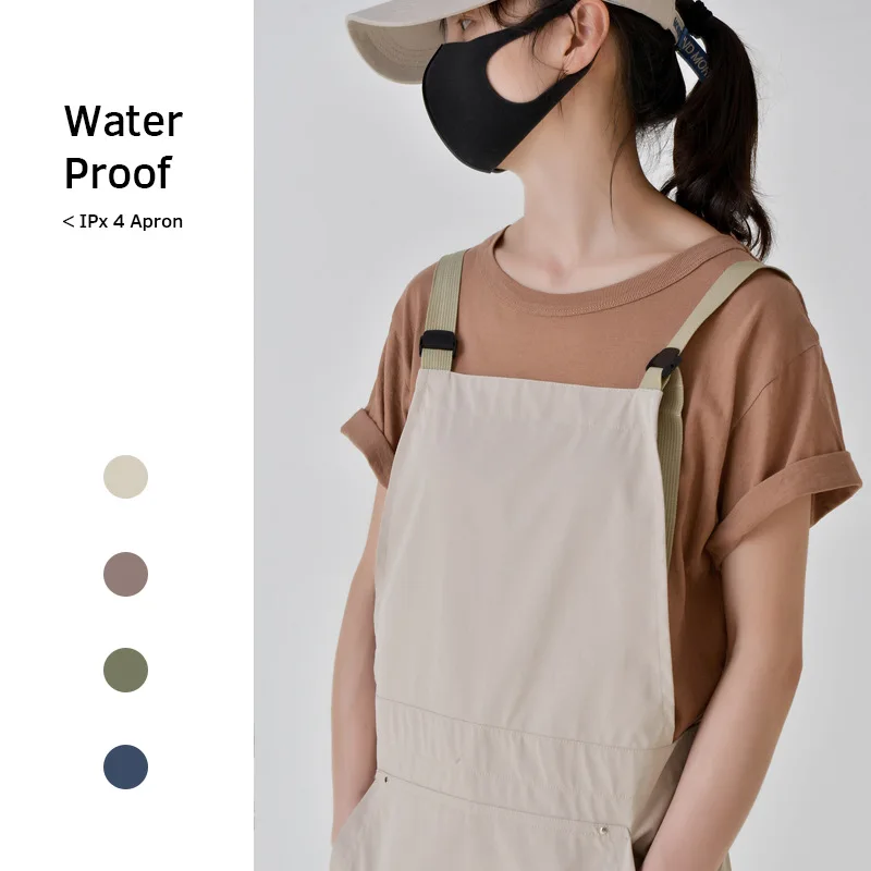 Japan Camping Cooking - Waterproof Overalls Work Clothes Korean Restaurant