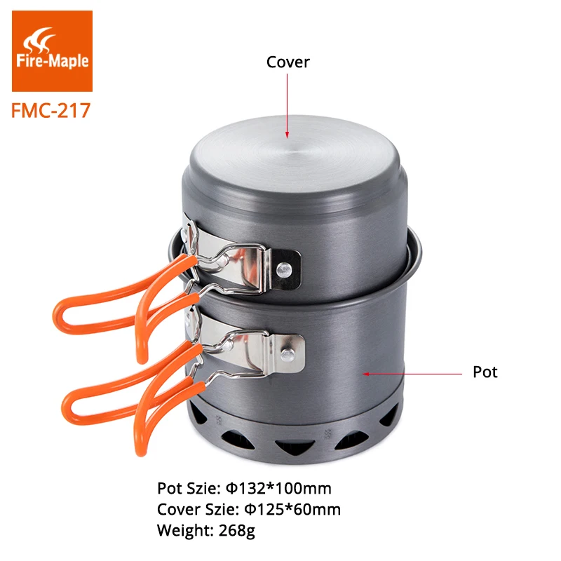 Fire Maple Camping Cookware Se - Camping Cooking Pot Set 评论和价格