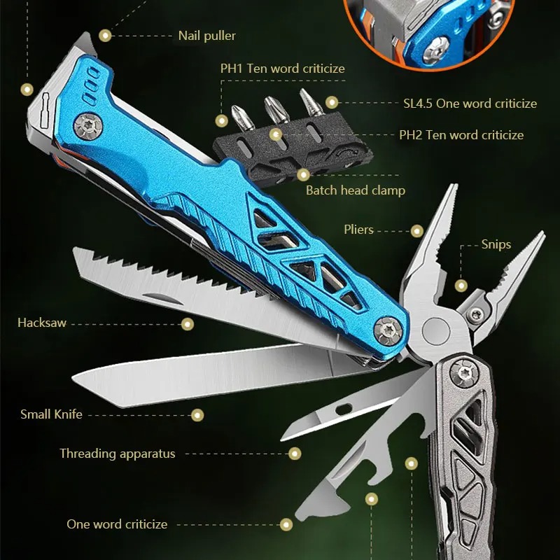 Outdoor Portable Folding Plier - Camping Cooking Knife 评论和价格