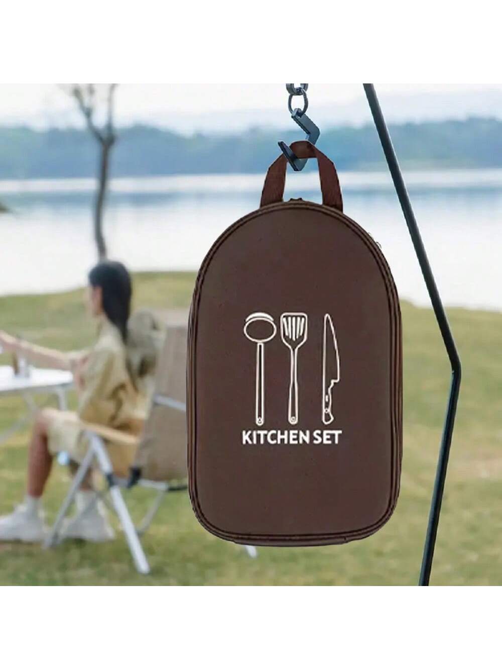 Outdoor Camping Cookware Stora - Camping Cooking Container 评论和价格