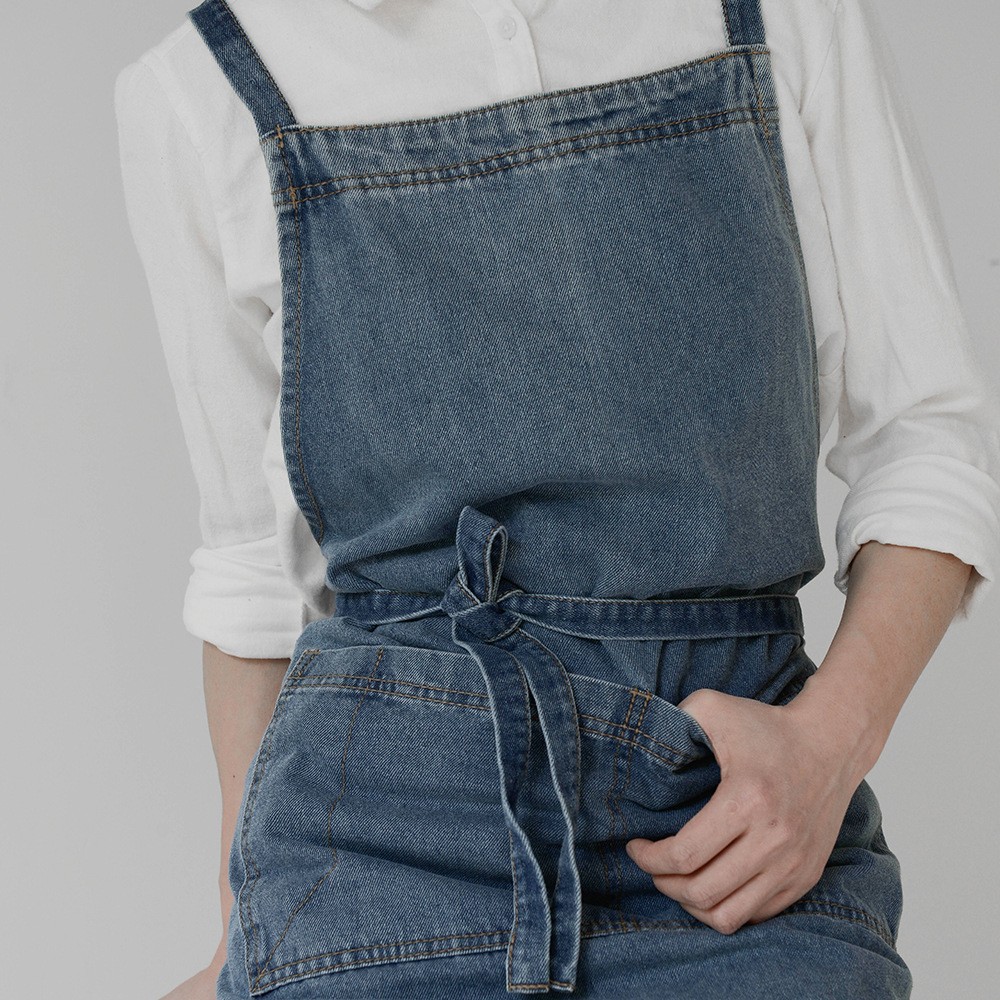 Korean Denim Overalls Work Clo - Japan Camping Cooking 评论和价格