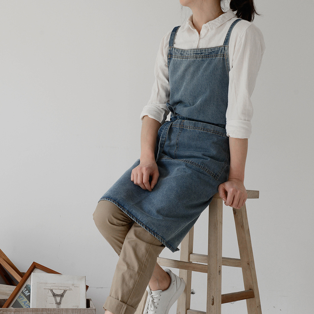 Korean Denim Overalls Work Clo - Japan Camping Cooking 评论和价格
