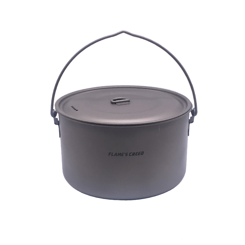 FLAME'S CREED 1100ml 1950ml Ul - Camping Cooking Pot Set 评论和价格
