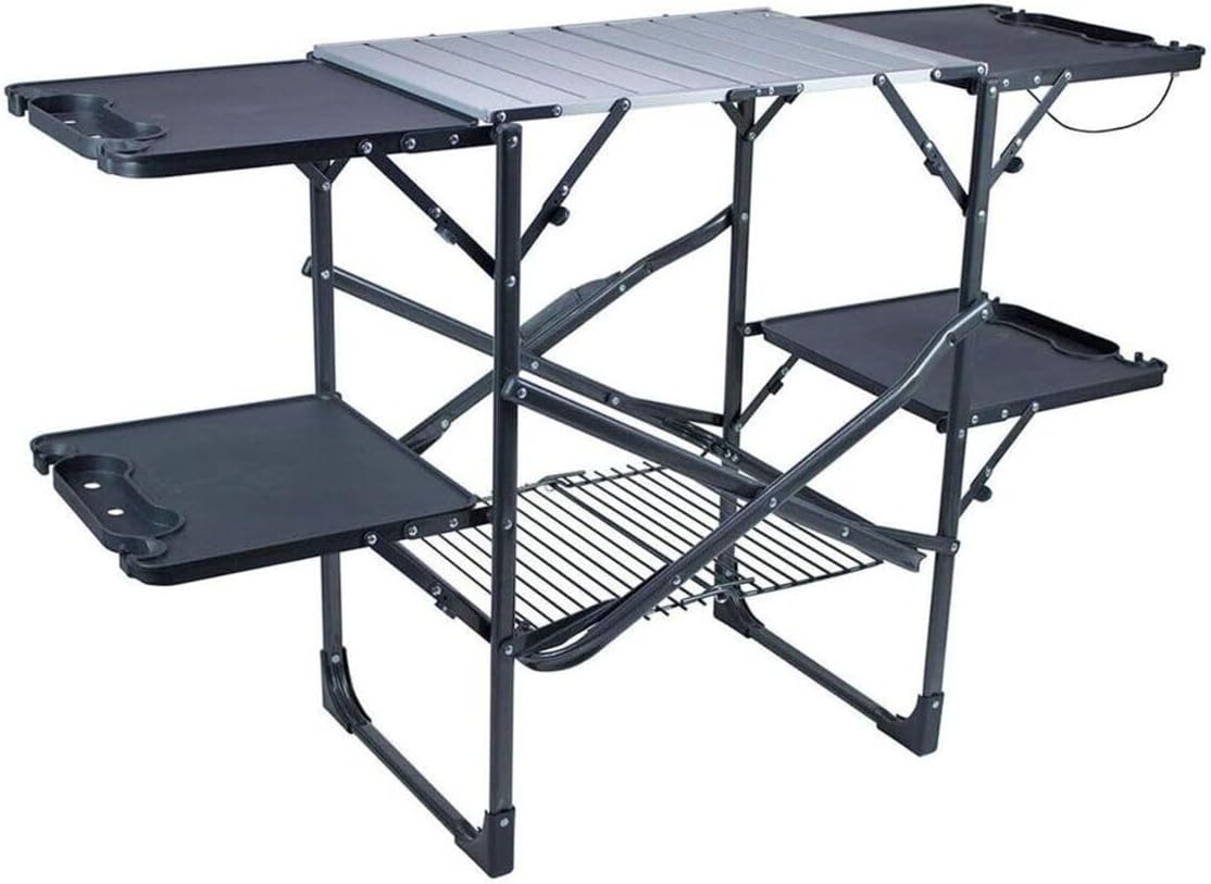 Slim Fold Portable Camping Kit - Camping Cooking Table 评论和价格