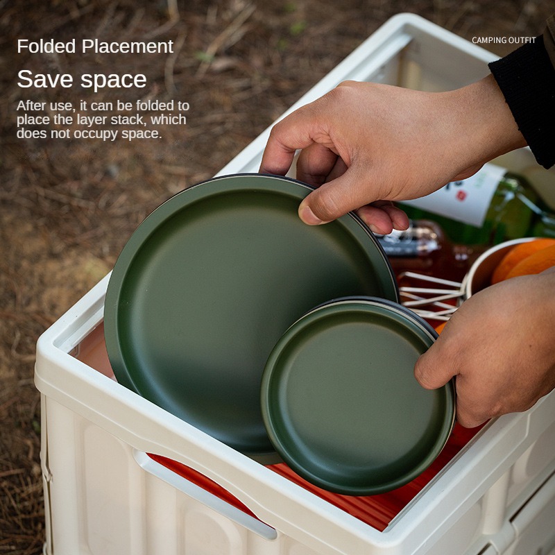 Aluminum Alloy  Dining Dish Ou - Camping Cooking Tray 评论和价格