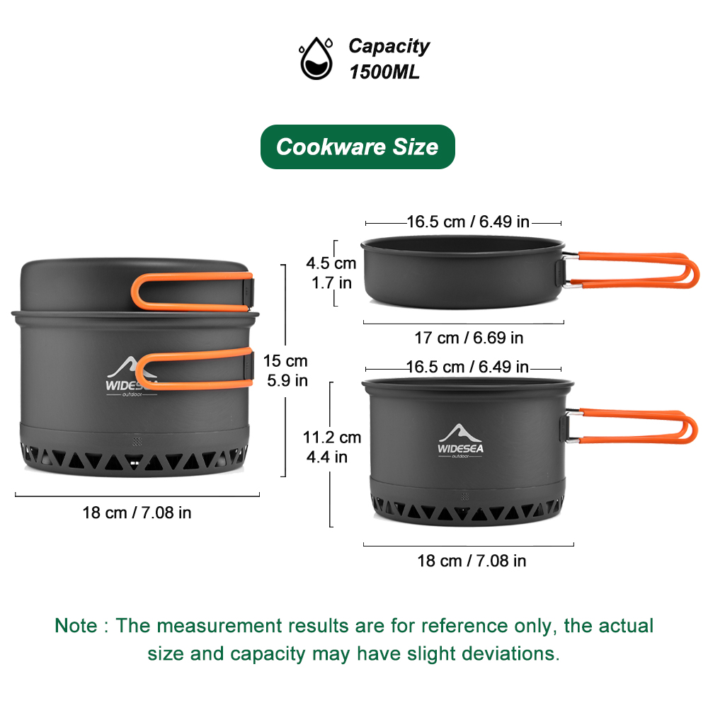 Camping Tableware Outdoor Cook - Camping Cooking Pot Set 评论和价格