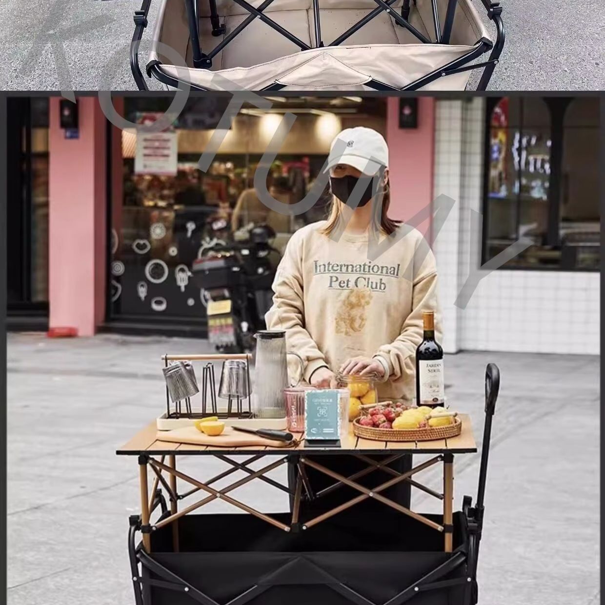Portable Adjustable Stand Fold - Camping Cooking Table 评论和价格