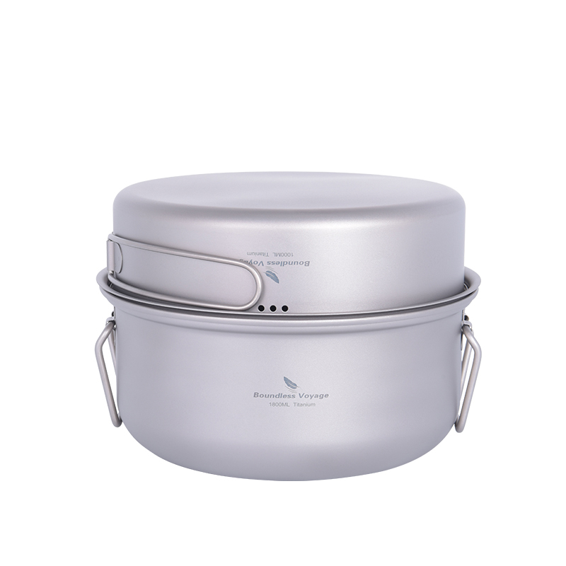 Boundless Voyage Titanium Stea - Camping Cooking Pot Set 评论和价格