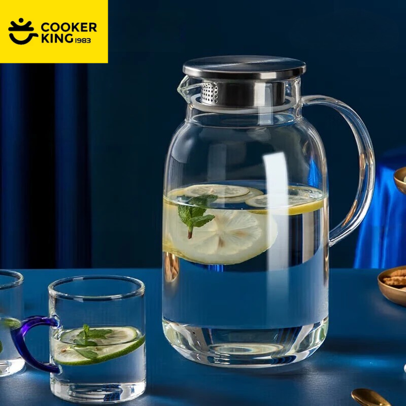 COOKER KING 1.8/2.5L Glass Wat - Camping Cooking Pot Large 评论和价格