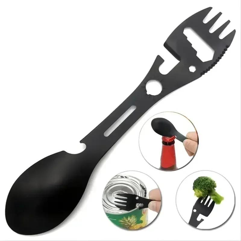 Outdoor Survival Tools 5 in 1  - Camping Cooking Knife 评论和价格
