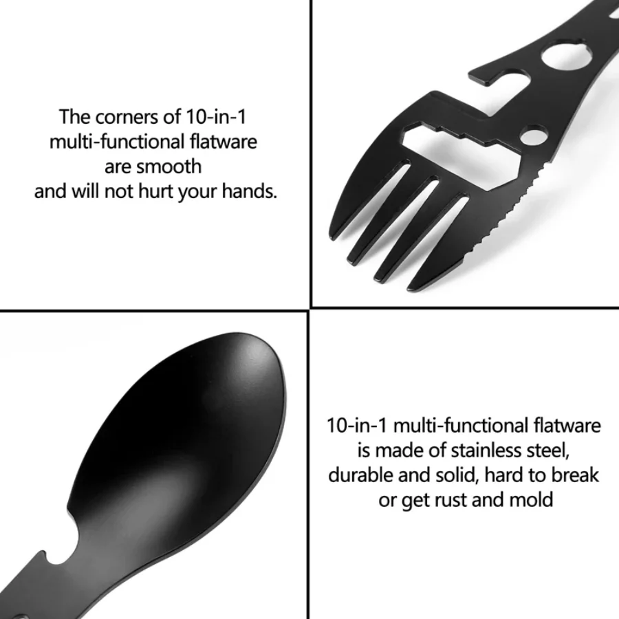 Outdoor Survival Tools 5 in 1  - Camping Cooking Knife 评论和价格