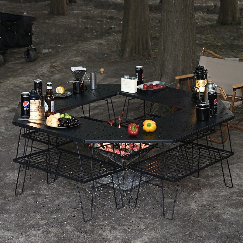 Outdoor Multifunctional BBQ Ta - Camping Cooking Table 评论和价格