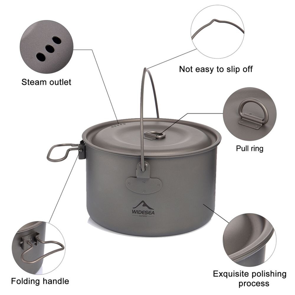 Widesea Camping Tableware Tita - Camping Cooking Pot Set 评论和价格