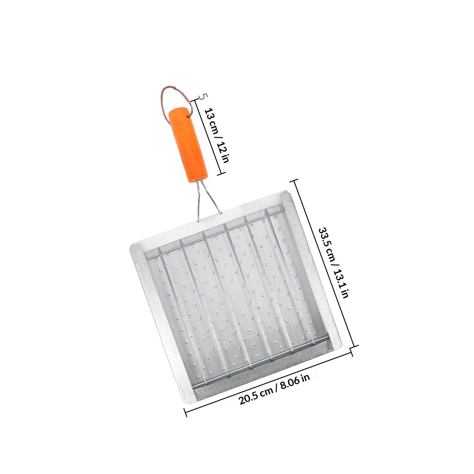 Portable Square Wooden Handle  - Camping Cooking Tray 评论和价格