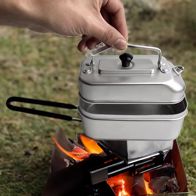 Ultralight Portable Picnic Cam - Camping Cooking Pot Set 评论和价格
