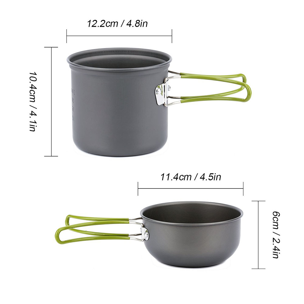 Ultralight Camping Pots Cookwa - Camping Cooking Pot Set 评论和价格