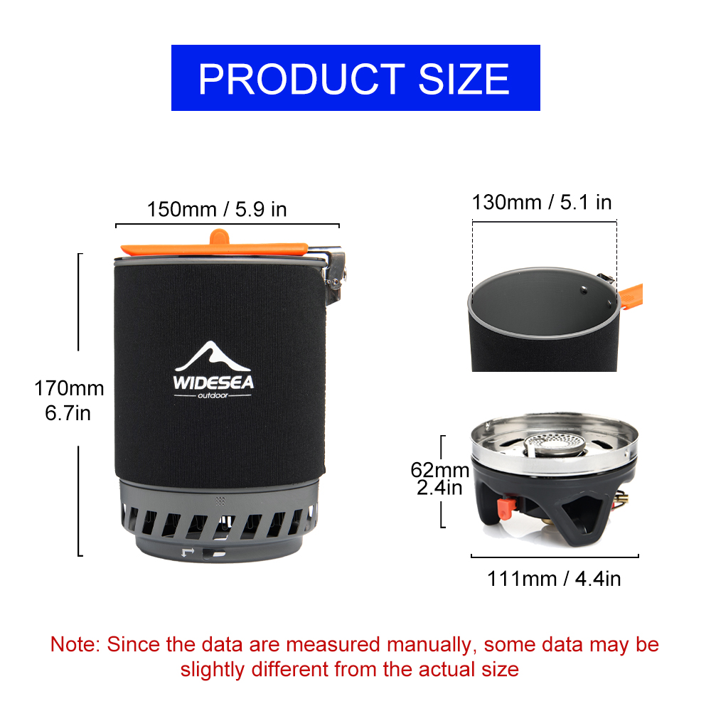 Widesea Camping Cooking System - Camping Cooking Pot Set 评论和价格