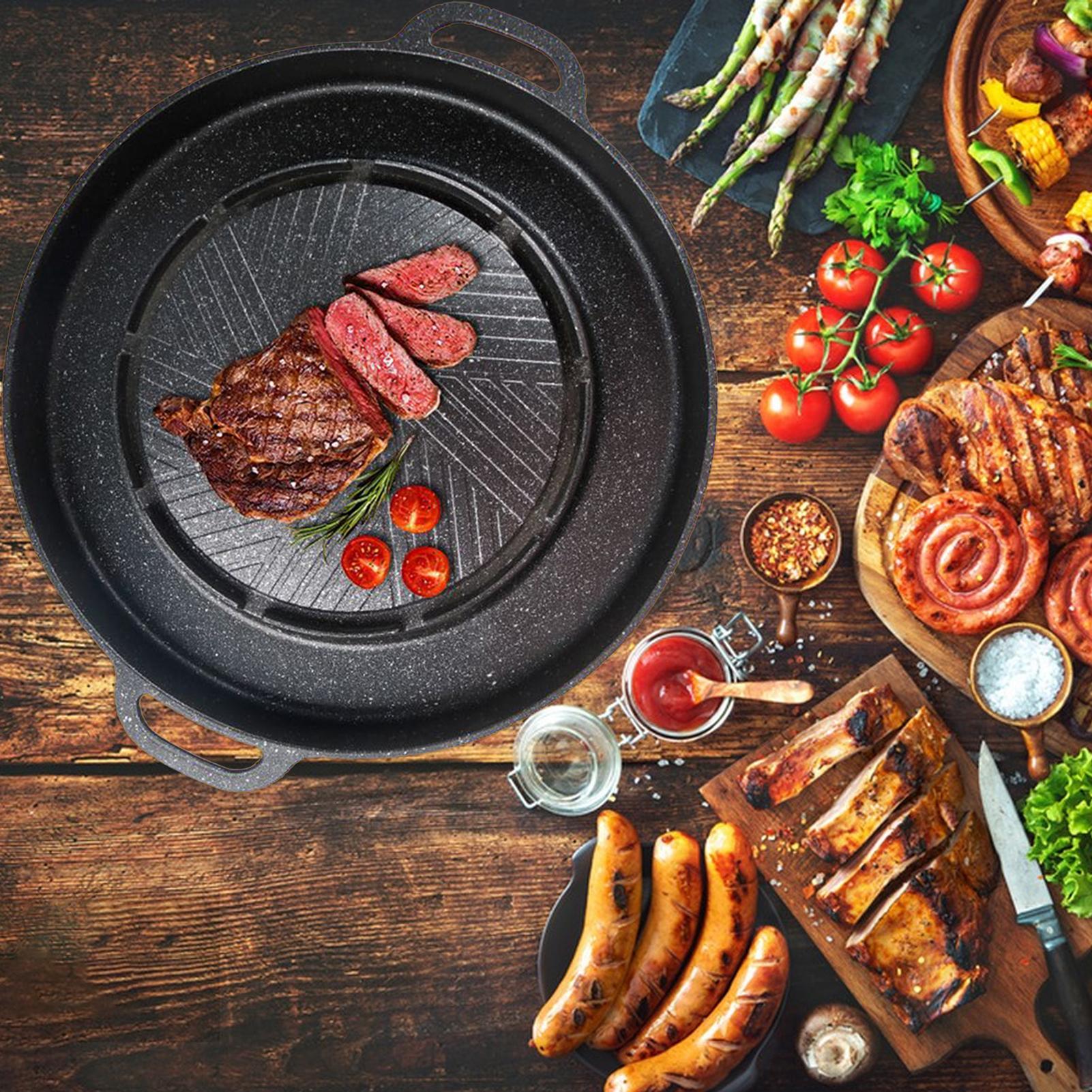 2-in-1 Grill & Hot Pan for Sto - Camping Cooking Table 评论和价格