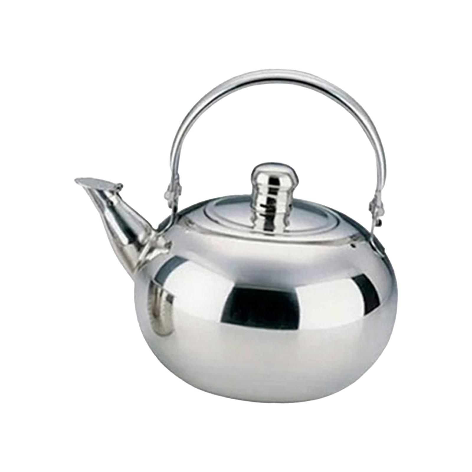 Stainless Steel Tea Pot with A - Camping Cooking Pot Large 评论和价格