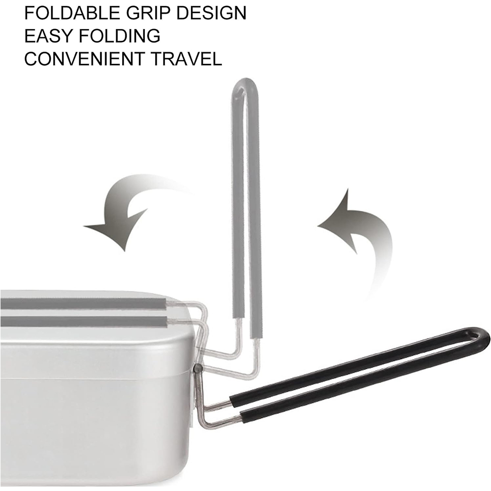 800ML Aluminum Lunch Boxes Out - Camping Cooking Pots And Pans 评论和价格