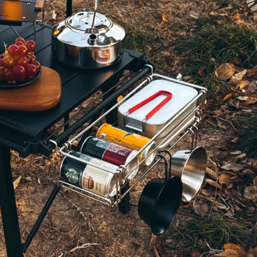 Aluminum IGT Table Side Storag - Camping Cooking Table With Storage 评论和价格