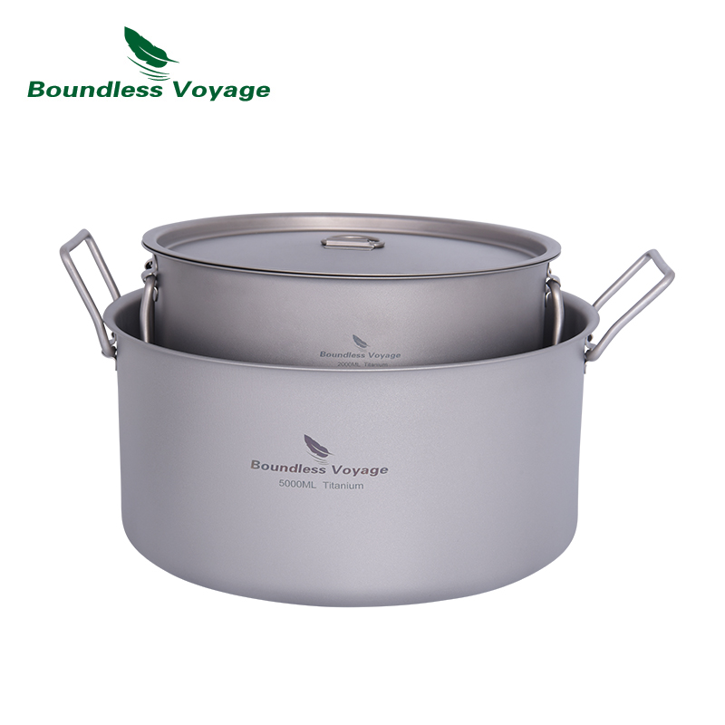 Boundless Voyage 2L 5L Big Cap - Camping Cooking Pot Large 评论和价格