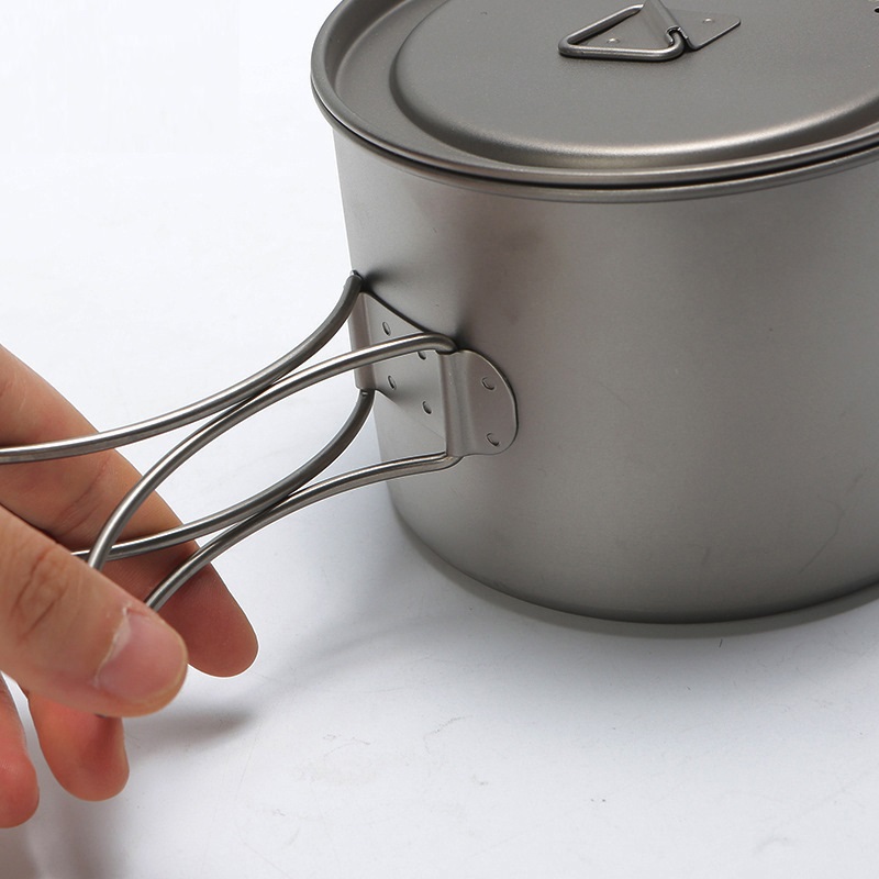 Outdoor Picnic Titanium Cookin - Camping Cooking Pots And Pans 评论和价格