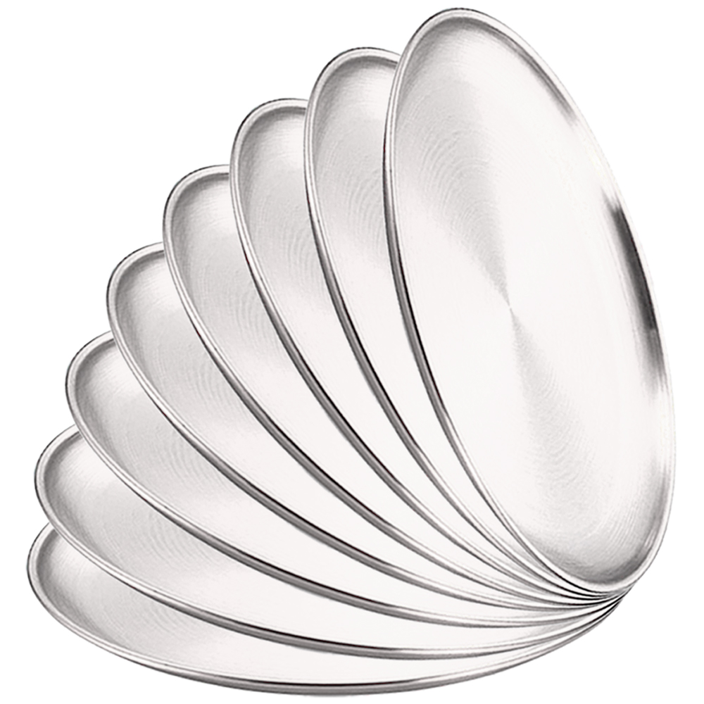 8Pcs Metal Dining Dish Stainle - Camping Cooking Tray 评论和价格
