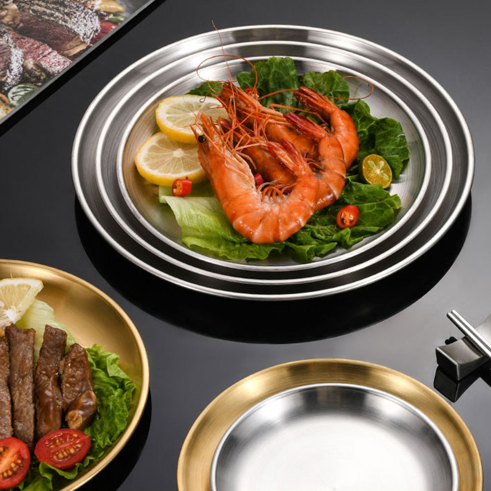 8Pcs Metal Dining Dish Stainle - Camping Cooking Tray 评论和价格