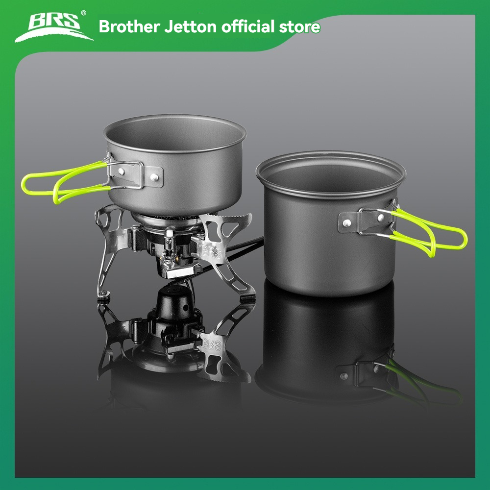 BRS-T15A Camping Cookware Mess - Camping Cooking Pot Set 评论和价格