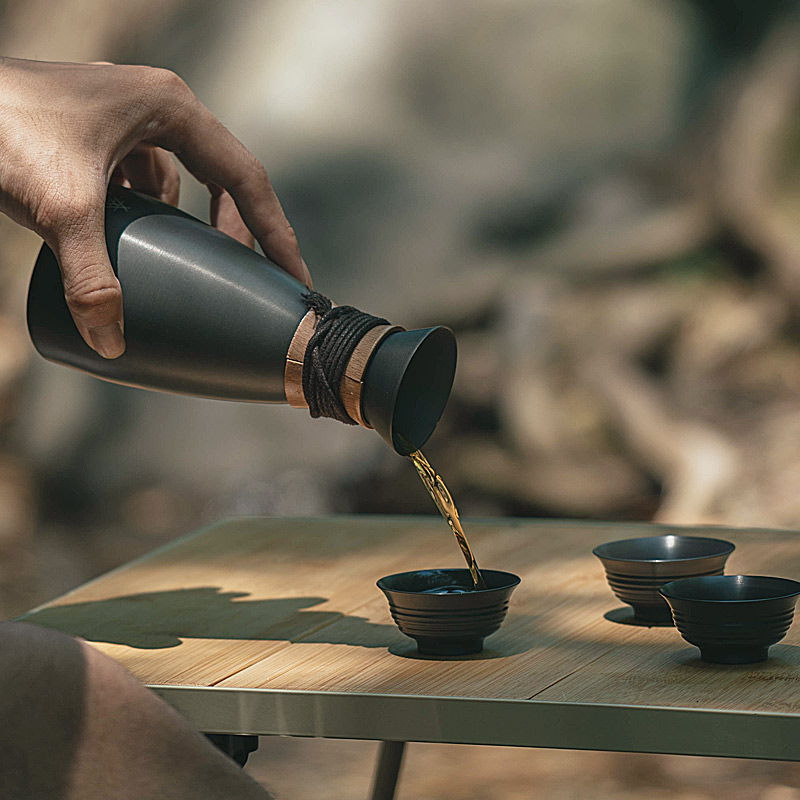 Outdoor Camping Wine Set ALOCS - Camping Cooking Pot Set 评论和价格