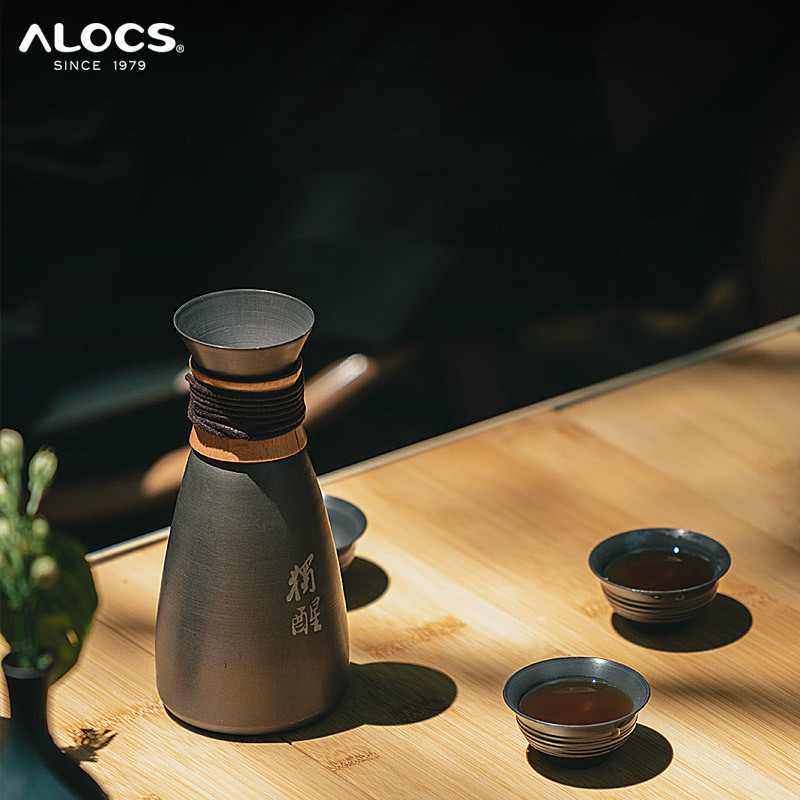 Outdoor Camping Wine Set ALOCS - Camping Cooking Pot Set 评论和价格
