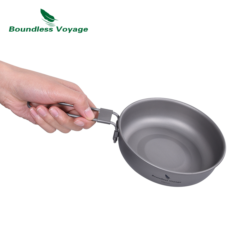 Boundless Voyage Ultra-light T - Camping Cooking Pots And Pans 评论和价格