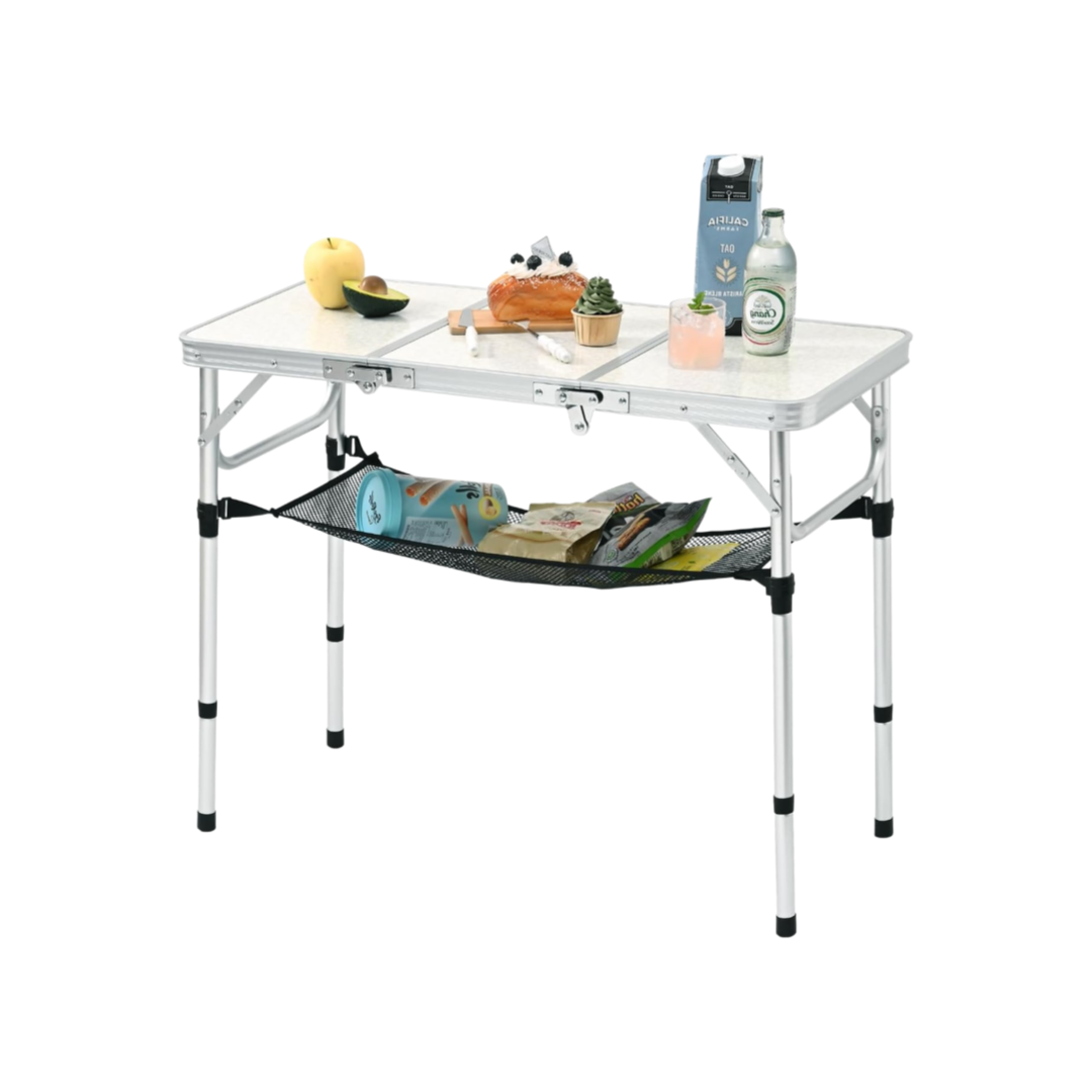 Folding Camping Table With Sto - Camping Cooking Table With Storage 评论和价格