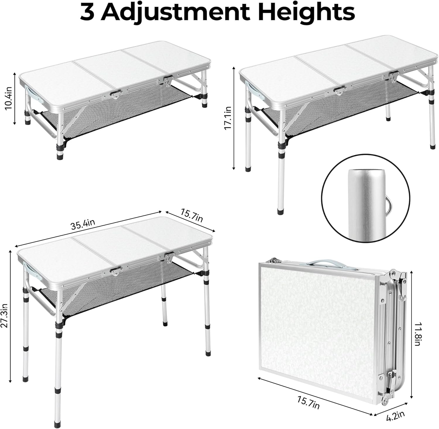 Folding Camping Table With Sto - Camping Cooking Table With Storage 评论和价格