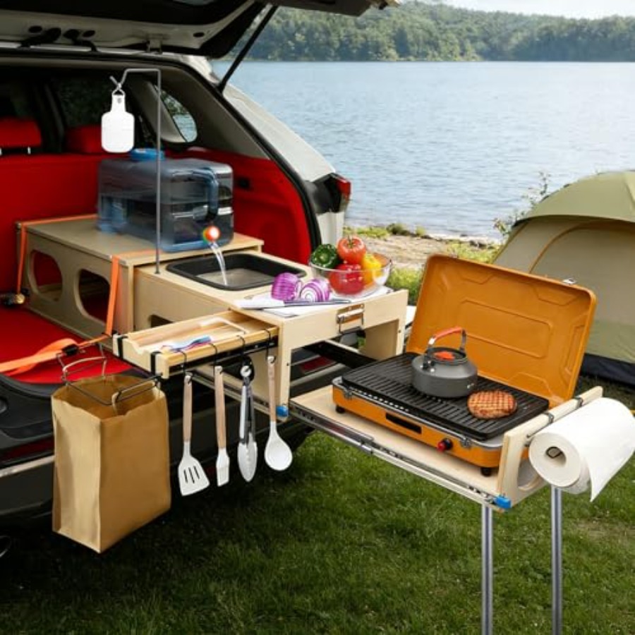 Overland Kitchen Slide-Out Sys - Camping Cooking All In One 评论和价格