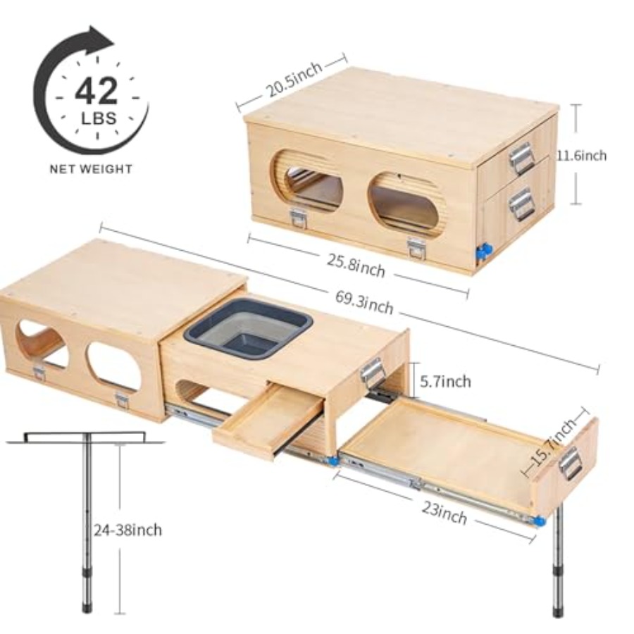 Overland Kitchen Slide-Out Sys - Camping Cooking All In One 评论和价格