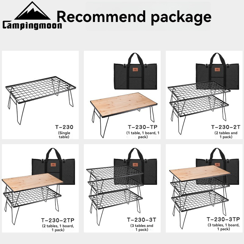 CAMPINGMOON T-230 Portable Mul - Camping Cooking Table 评论和价格