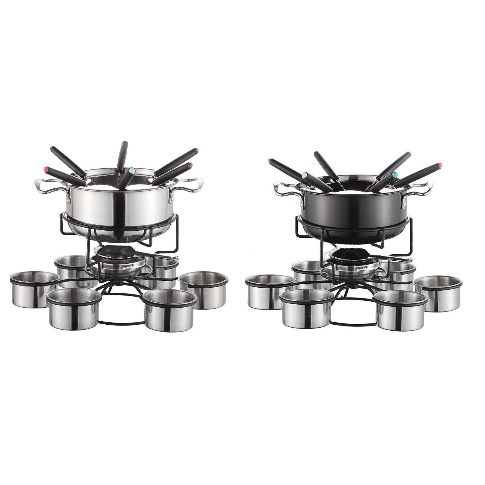 Fondue Pot Set Cooking Stove T - Camping Cooking Pot Set 评论和价格