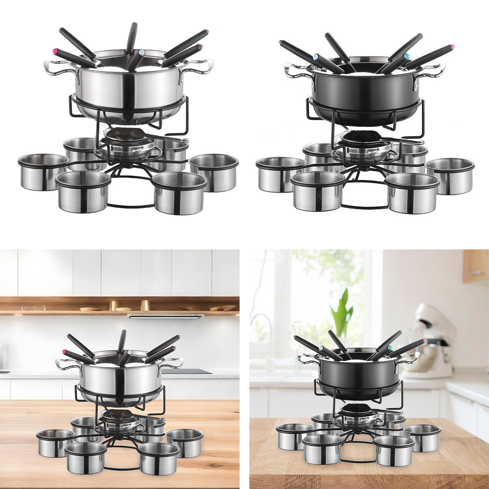 Fondue Pot Set Cooking Stove T - Camping Cooking Pot Set 评论和价格