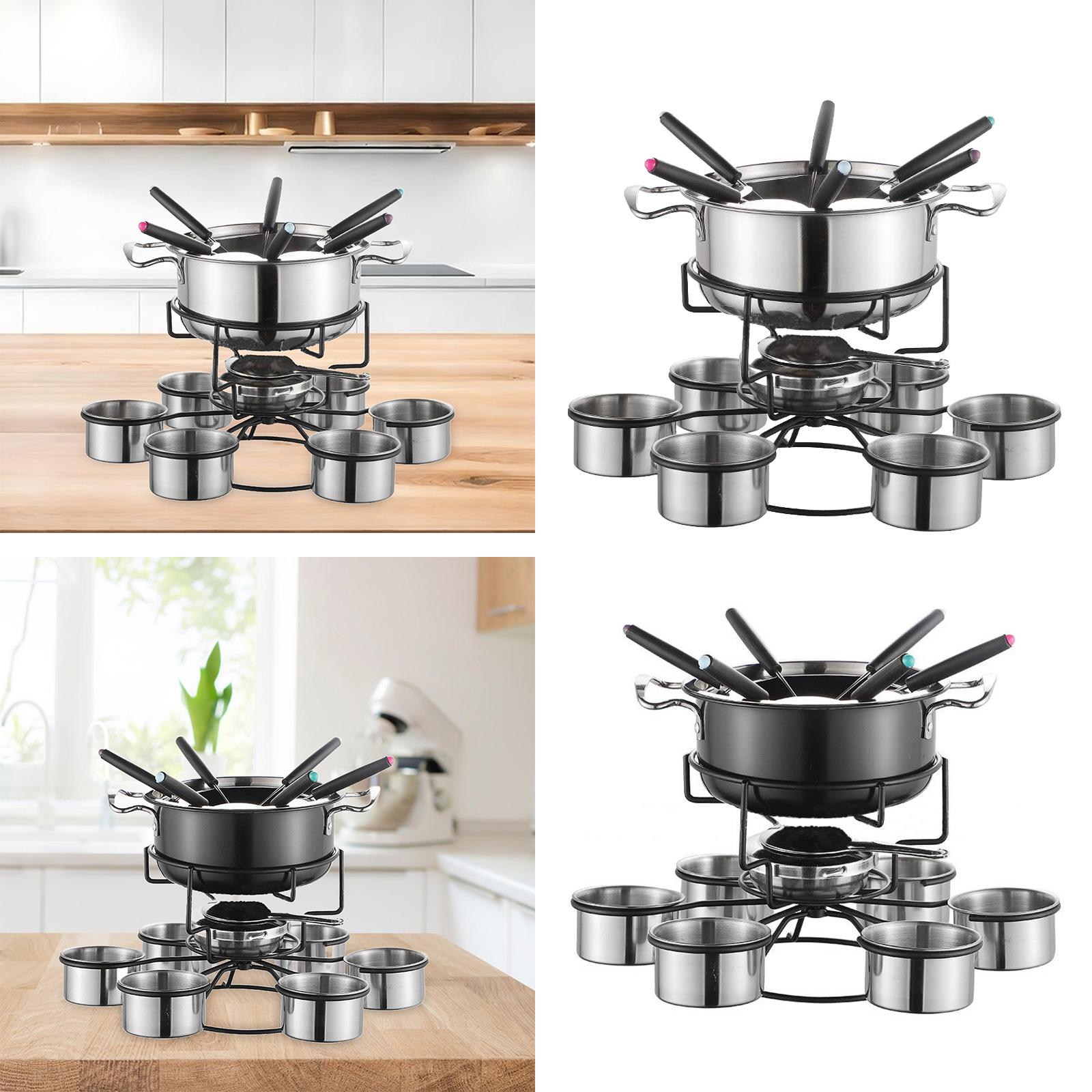 Fondue Pot Set Cooking Stove T - Camping Cooking Pot Set 评论和价格