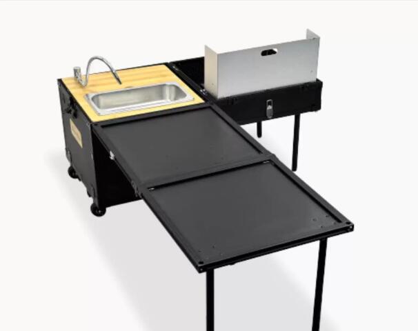 Outdoor movable kitchen Cookin - Camping Cooking Table With Storage 评论和价格